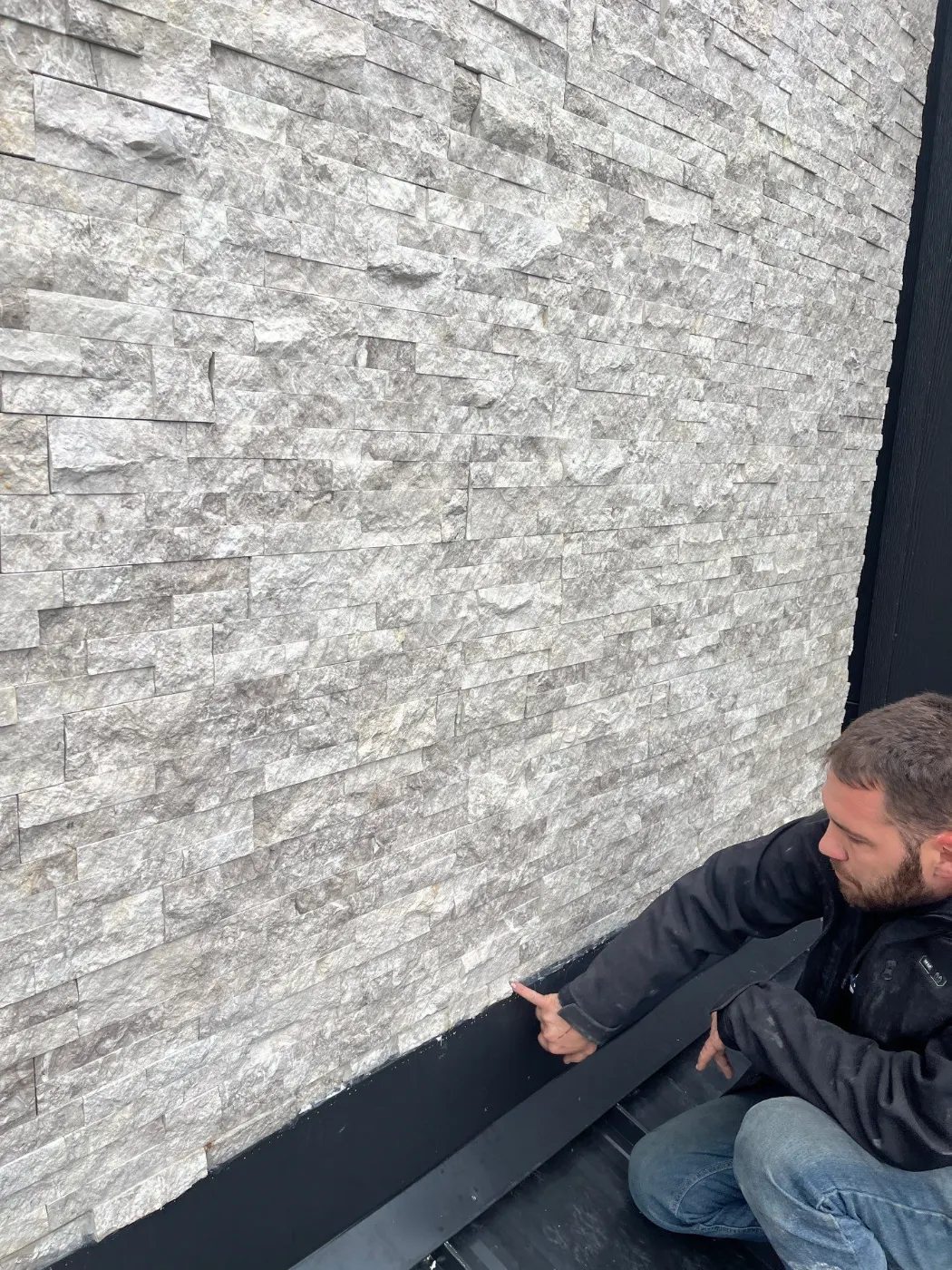 Siding installation documented in Pebble Brook